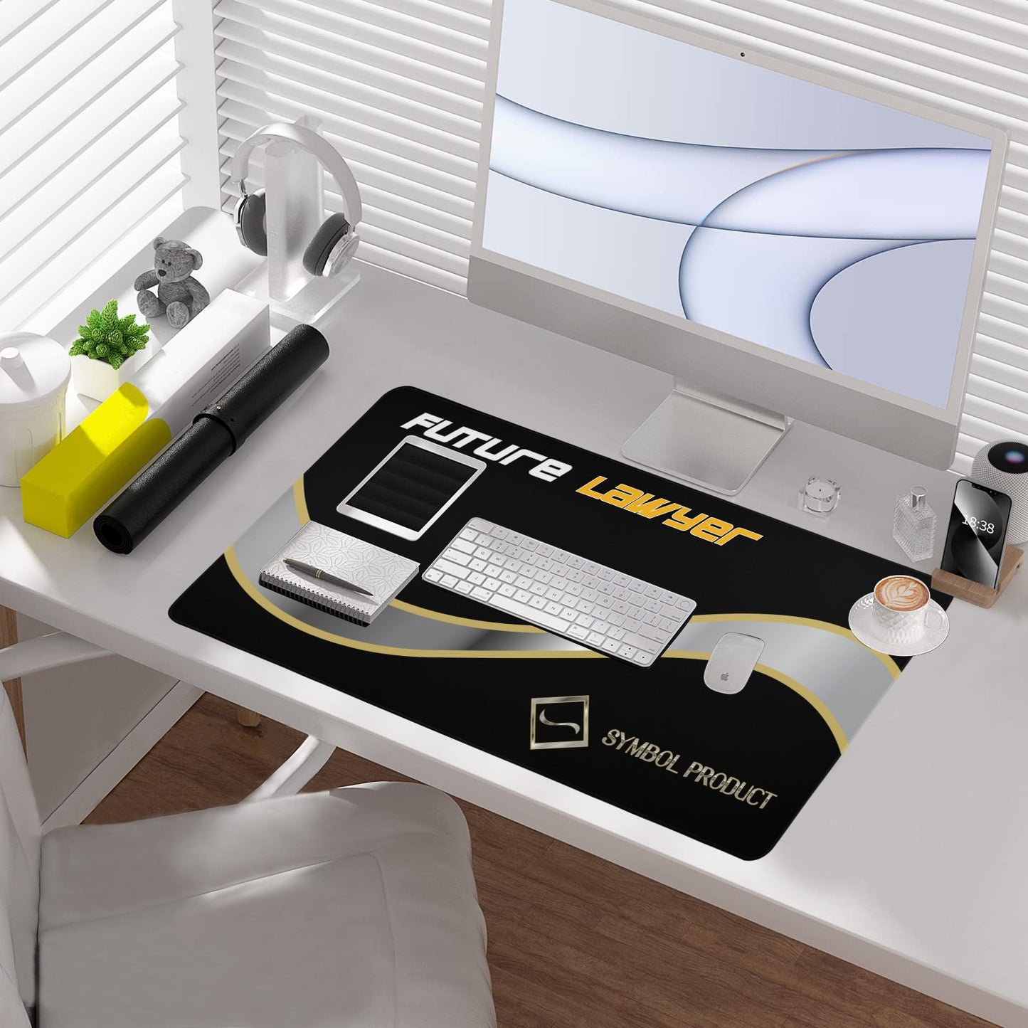 Current & Future Accessories Laptop / Computer Mousepad (Future Lawyer)
